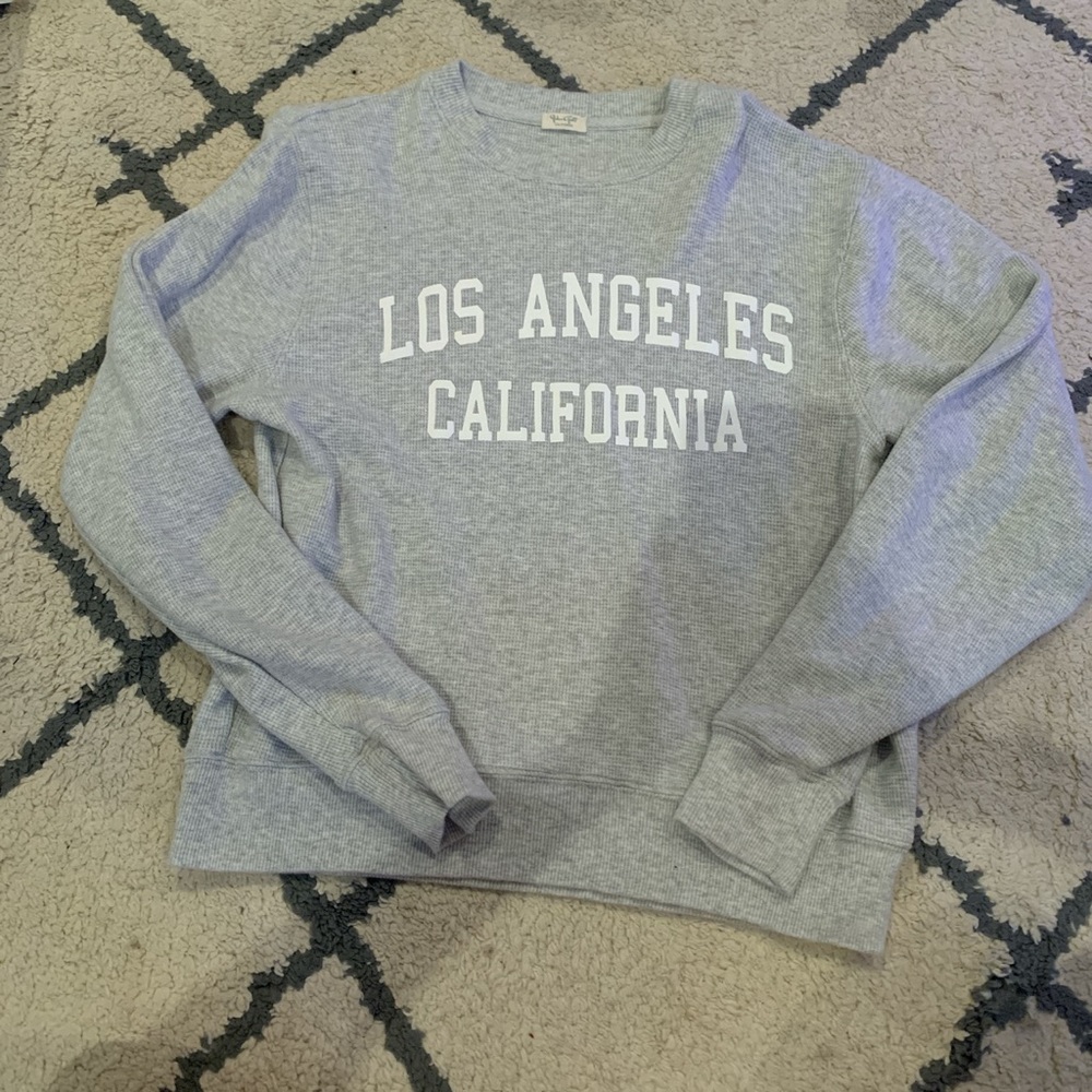 Brandy Melville/John galt Los Angeles grey sweatshirt
